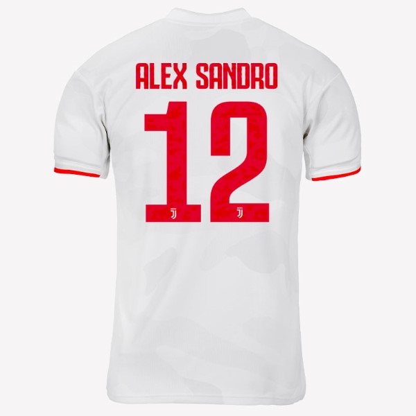 Camiseta Juventus NO.12 Alex Sangro 2ª 2019 2020 Gris Blanco